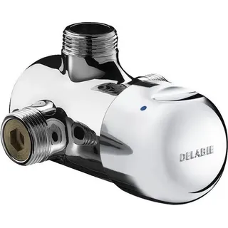 Delabie DU-Selbstschlussmischbatterie TEMPOMIX G3/4B AP 30 Sek. - Silber