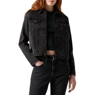 Levi's Damen. Original Trucker Denim Jacke,Black Lilly,S