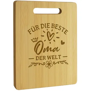 Geschenke für Oma Geschenk, Muttertagsgeschenk für Oma, Graviertes Bambus Schneidebrett Personalisierte Geburtstagsgeschenk für Oma, Geschenke für Frauen Geschenk, Beste Oma Geschenk Muttertag