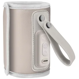 lionelo Thermup Go Tragbarer Babyflaschenwärmer USB-C, Flaschenwärmer