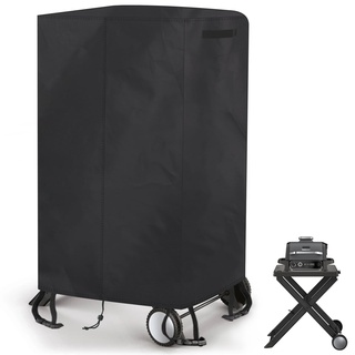 Grillabdeckung für Ninja Og701 Woodfire Grills und Ständer – strapazierfähiges 420D Oxford-Gewebe, wasserdicht und lichtbeständig, 84,1 x 61 x 110 cm, schwarz – nur Abdeckung