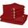 Sinfonie Handtuchset 6-tlg. rot