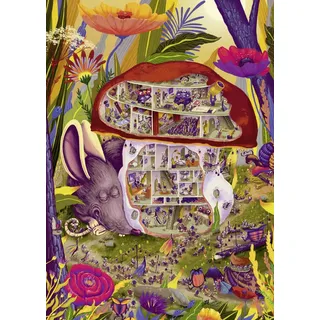 Heye Puzzle Cartoon Living Mushroom 1000 Teile - Puzzle