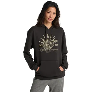 Hoodie BILLABONG "Brand New Feeling", Damen, Gr. XL, off schwarz, Obermaterial: 55% Walkfrottier, 25% Walkfrottier, 20% Microfaser;, Sweatshirts Hoodie