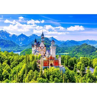 ENJOY-1227 - Schloss Neuschwanstein im Sommer, Deutschland, Puzzle, 1000 Teile