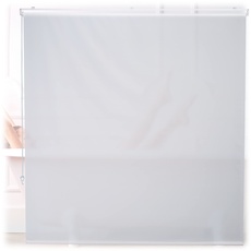 Bild Duschrollo, 160x240 cm, Seilzugrollo für Dusche & Badewanne, Decke & Fenster, Badrollo wasserabweisend, weiß