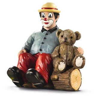 Gildeclown Gilde Clown "Zwei bärenstarke Freunde - Sammlerstück handbemalt - Höhe 11,5 cm - in Geschenkkarton - Glücksbringer Mutmacher Talisman - Geschenk Geburtstag Geburt