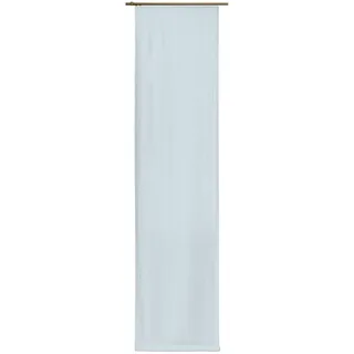 Schiebegardine WIRTH "Sunday" Gr. 2, blau, B:60cm H:175cm, Jacquard, Baumwolle, Polyester, Gardinen, Schiebegardine, Mit Zubehör