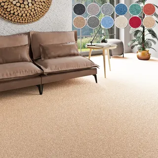 OTTO home Fortis Teppichboden 400 x 100 cm Beige/Khaki
