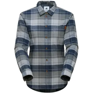 Mammut Trovat Langarmshirt Damen, stahlblau, XXL