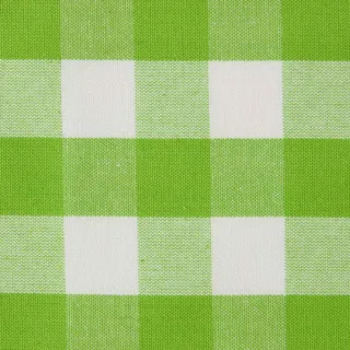 Homescapes Dekostoff Baumwolle kariert Grün/Weiß 150 cm