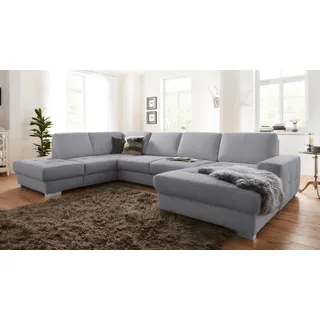 sit&more Wohnlandschaft mit Federkern und Sitztiefenverstellung, wahlweise mit Bettfunktion