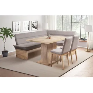 OTTO home Home »Beluna + Cross Essecke Sitzgruppe Eckbank Küchenbank BESTSELLER« Set, Eckbank, 2 Stühle und Tisch, 4 Stk. tlg. Sitzgruppe Esszimmer Stühle Tisch und Bank bequem gepolstert,