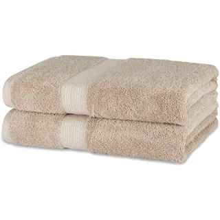 Amazon Basics Badetuchset 76 x 137 cm taupe 2 St.