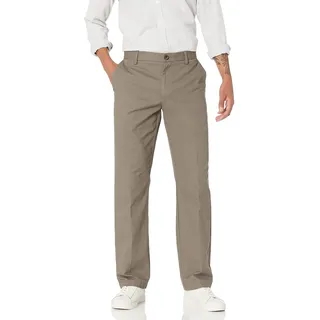 Amazon Essentials Herren Classic Fit Knitterfreie Flatfront-Chino Stoffhose