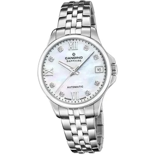 Candino Damenuhr Edelstahl silber Candino Automatik Armbanduhr D2UC4770/1 - Silber