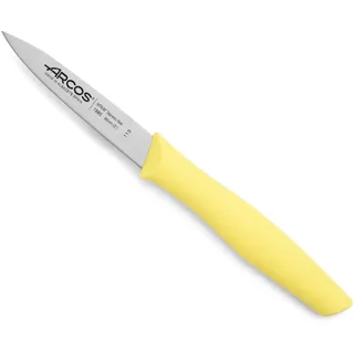 NOVA STACKING KNIFE - Kleines, leichtes, handliches Messer mit einer zentralen Spitze. Perfekt zum Schneiden, Schälen und Reinigen aller Arten von Knollen, Obst und Gemüse. - Gelb