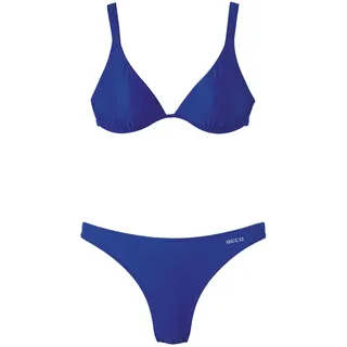 Beco Damen Bügel Bikini B-Cup, blau, 36, 0/81030