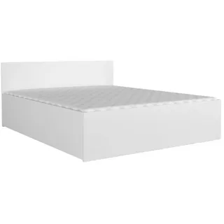 FEDVE Doppelbett Sydney LUX Bett mit Bettkästen Schlafzimmer, 90/120/140/160/180x200 modern - Weiß