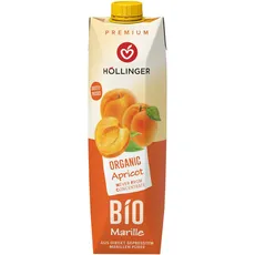 Bio Marille Fruchtsaft 1000ml - hoher Fruchtanteil - fruchtig und süß - Frei von künstlichen Aromen von Höllinger Juice