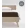 Spannbettlaken Mako-Jersey 120 x 200 cm Braun
