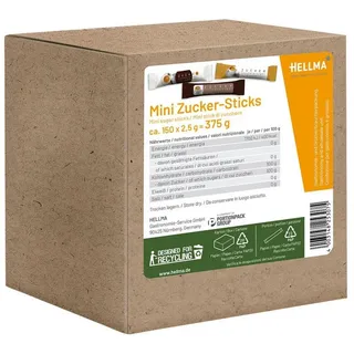 Hellma Mini Zuckersticks, 150x 2.5 g