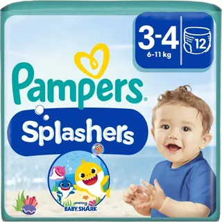 Pampers Splashers Gr. 3-4 (6-11 kg) 12 St.