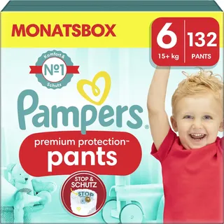 Pampers Premium Protection Pants Gr. 6, 15+kg, 132 Stück
