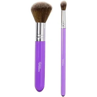Wilton Staubpinsel Set/2, Ideal zum Auftragen von Farbakzenten auf Kuchen Fondan Gummipaste und Marzipandekorationen Backpinsel Kuchen Bürsten für DIY Kuchen - Set/2