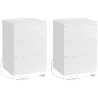 Hansiro Nachttisch SAN Salvador 2Er-Set , Holzwerkstoff , 40x59 cm , Bilder & Rahmen, Bilder, Leinwandbilder