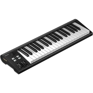 Icon Pro Audio Artist 37 USB MIDI Keyboard Controller mit 37 anschlagdynamischen Tasten für Studio & Live