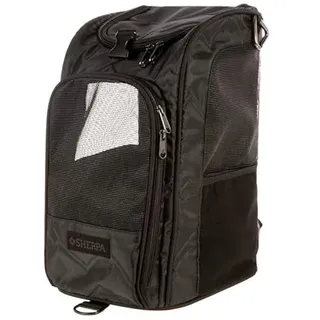 Sherpa Deluxe Guaranteed On Board Convertible Pet Carrier & Rucksack, Schwarz, Größe M