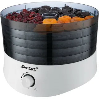 Steba: ED4 Trockner Essicatrice IN 5 Tabletts Cm. 24 für Frucht Gemüse Pilze