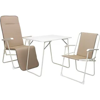 BEST Freizeitmöbel BEST Chiemsee Hochlehner 58 x 75 x 108 cm beige