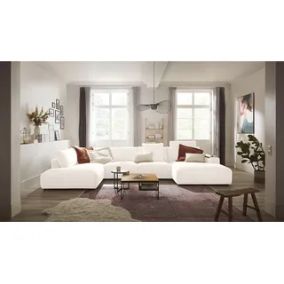 Musterring Wohnlandschaft U-Form 434 cm Weiß