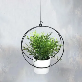 Evila Originals, SEH - 4614, Jardinière, Wert, Schwarz, 125 cm - Schwarz