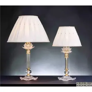 Weiße Klassische Kristall Stehlampe Antik Stil Kronleuchter Tischlampe - Weiß