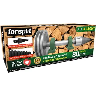 80-mm-Schneckenspalter mit Riemenscheibe / ZK2U-080K2-Kit