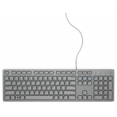 Bild von KB216 Multimedia Tastatur US grau (580-ADHR)