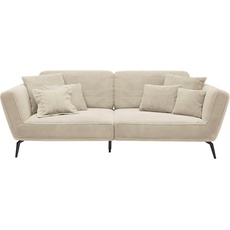 Bild von Big-Sofa »SO 4500«, Füße in zwei Farben, wahlweise mit Kopftütze, Breite 260cm beige
