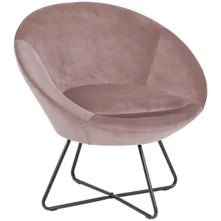 Carryhome Sessel , Rosa , Metall , 82.0x79.0x72.5 cm , Wohnzimmer, Sessel, Sonstige Sessel