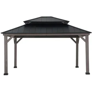 Pavillon , Holz , Zeder , 450x320x390 cm , Sonnenschutz, Pavillons
