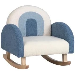 Costway Kindersofa 51 cm Textil 51 x 51 x 49 cm Blau