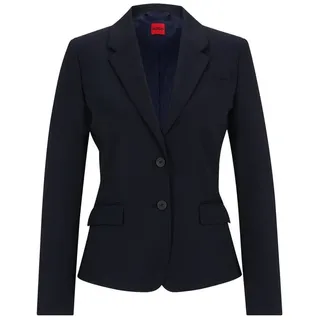 Hugo für Damen. 50516131 Aredana marineblauer Blazer (34), Lässig, Party, Synthetisch, Klassisch