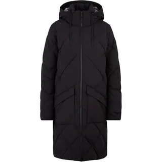 Ziener Damen TALASI Winter-Mantel | warm, atmungsaktiv, wasserdicht, knielang, black, 44