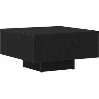 vidaXL Couchtisch Schwarz Eichen-Optik 60 x 60 x 31,5 cm Holzwerkstoff - Schwarz