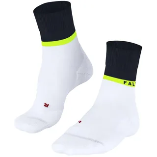 Falke Damen Laufsocken RU4 Endurance Compression W So Baumwolle Funktionsmaterial mit Kompression 1 Paar, Weiß White 2006, 39-40