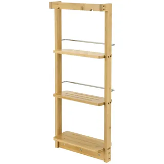 [en.casa] Lidingö Wandregal 29 x 10 x 70 cm Beige