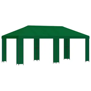 vidaXL Garten Pavillon 6 x 3 m Grün Polyester und Stahl 190 - Grün