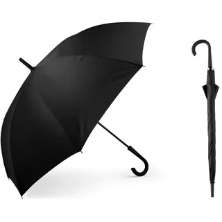 Royal Norfolk Regenschirm Antiwind Wasserabweisend Schwarz 130 cm